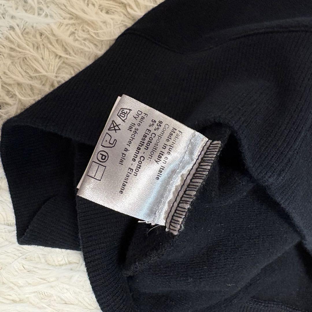 希少 06AW Dior HOMME エディ期 スウェット ブラック 黒