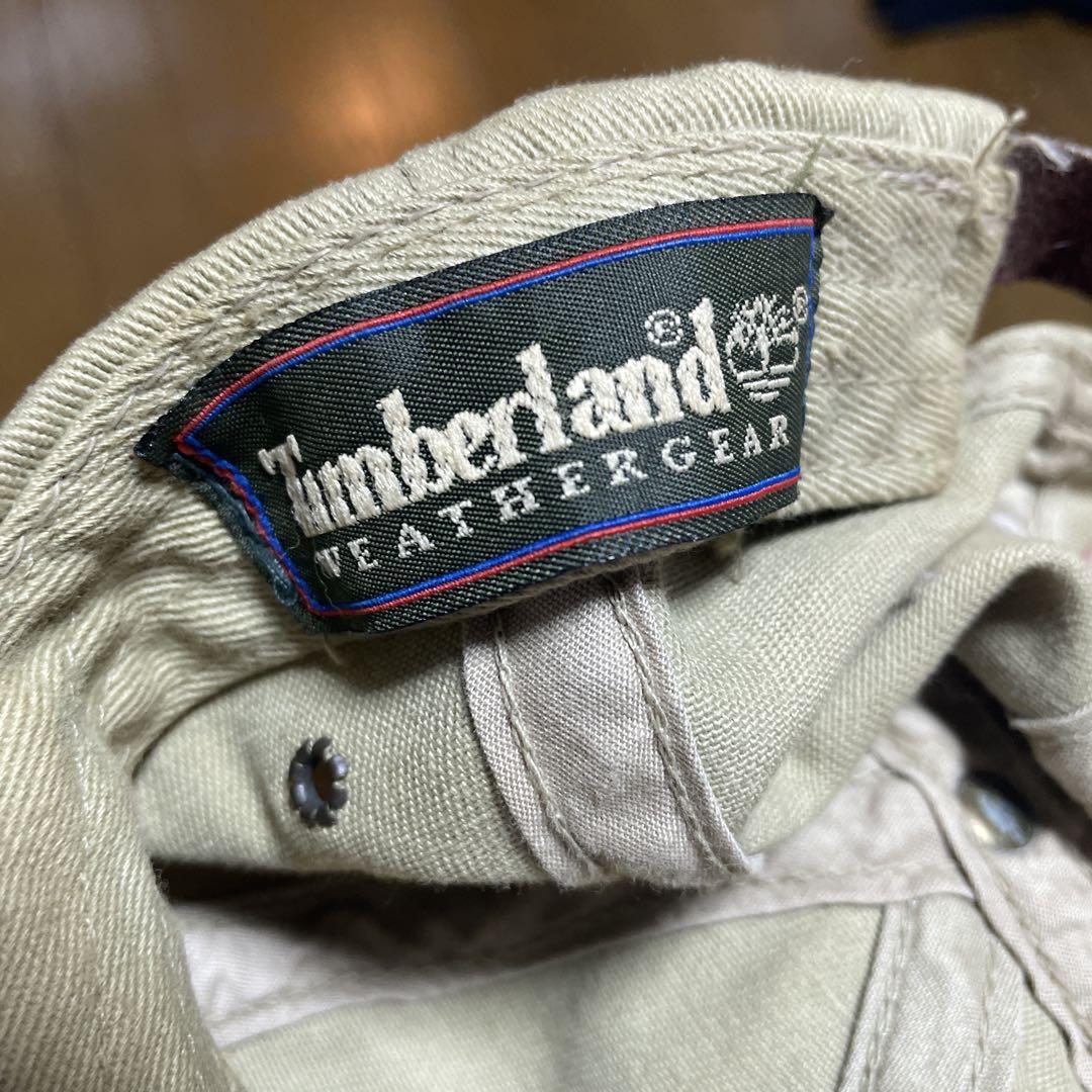 Timberland ベージュキャップ