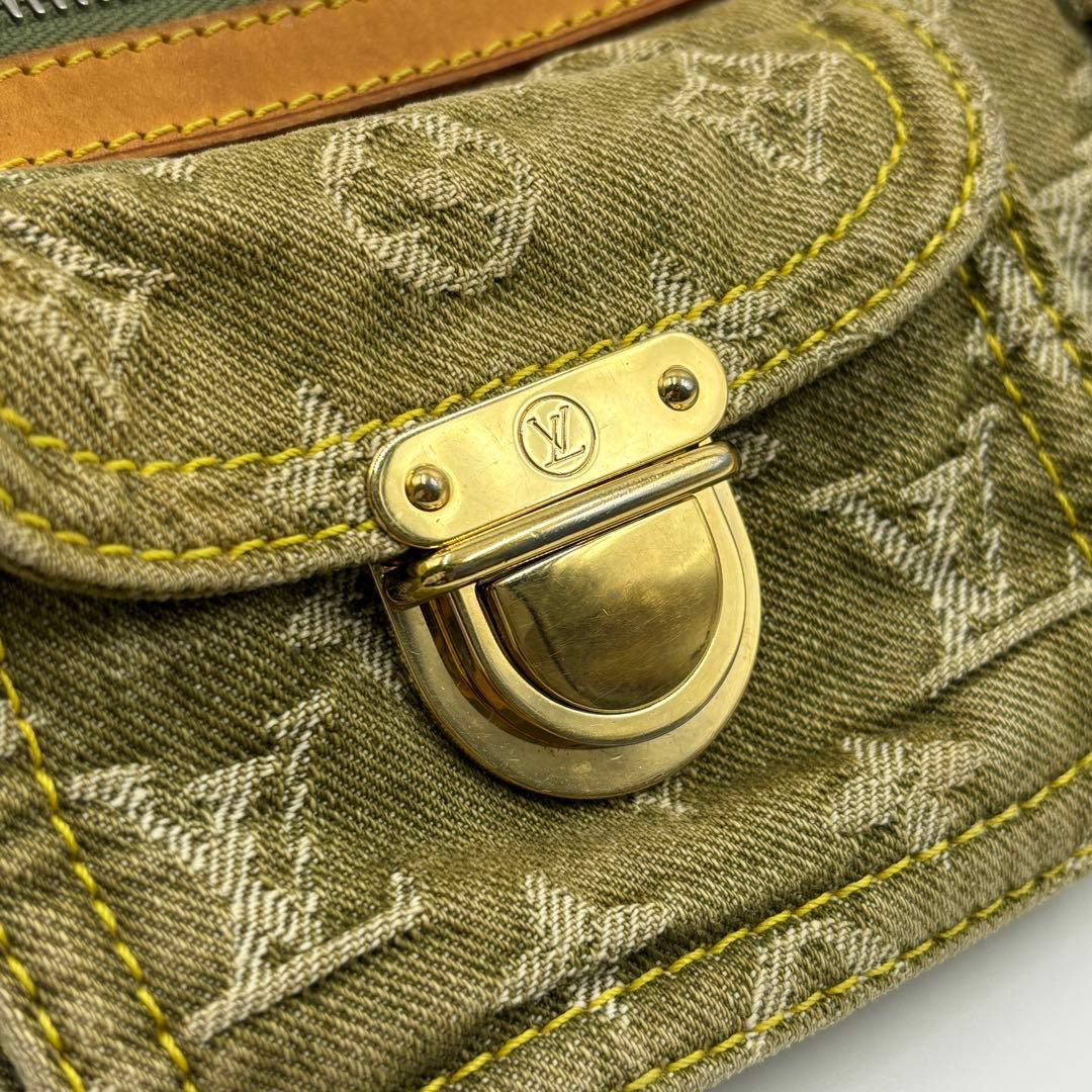 LOUIS VUITTON モノグラム バギーPM ショルダーバッグ デニム