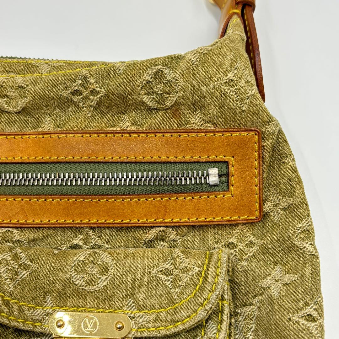 LOUIS VUITTON モノグラム バギーPM ショルダーバッグ デニム