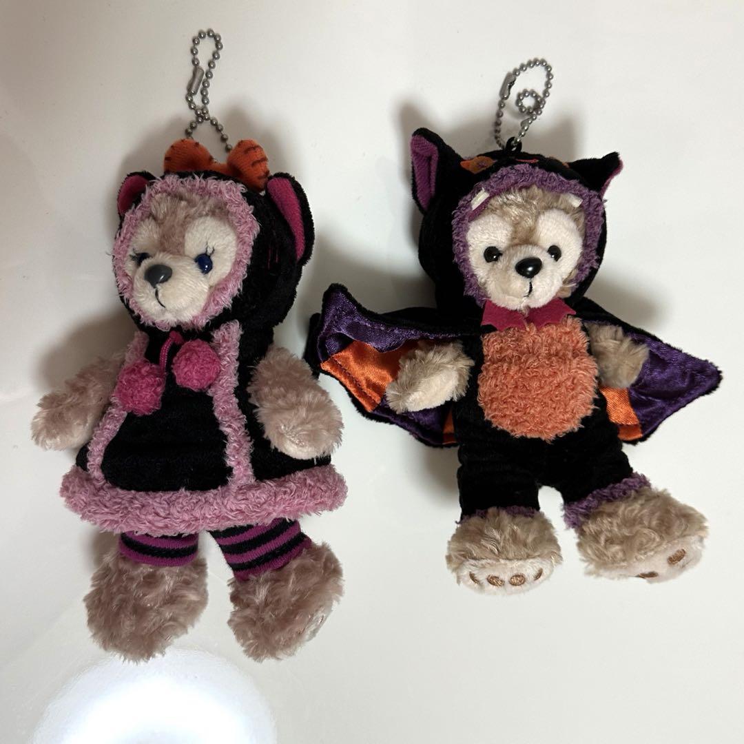 ダッフィー シェリーメイ ぬいぐるみバッジ 2個セット