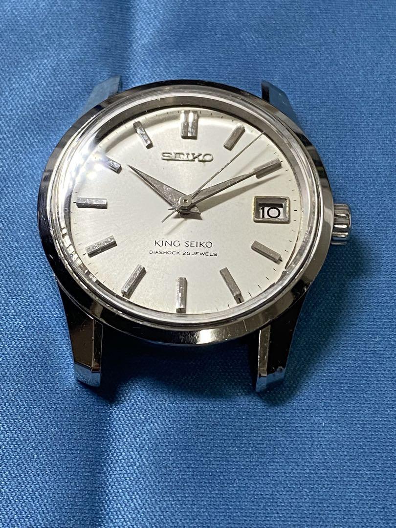 KING SEIKO 44KSデイト前期盾メダリオン 4402-8000 OH済