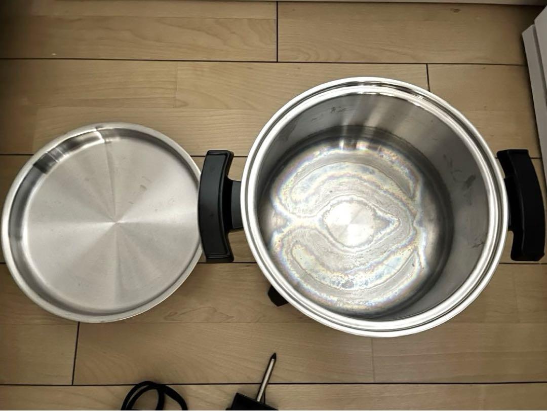 お値下しました　ロイヤルクイーン5コート深型電気鍋　本体のみ　動作確認済み お値下しました ロイヤルクイーン5コート深型電気鍋 本体のみ