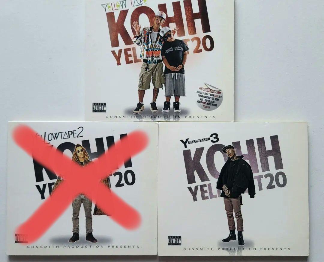 KOHH YELLOW TAPE CD 4枚セット 千葉雄喜 KOHH YELLOW TAPE CD 4枚セット 千葉雄喜