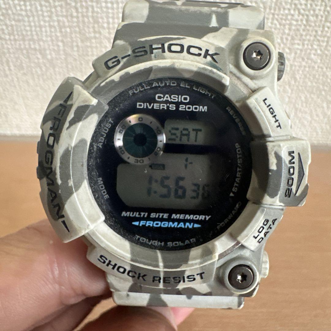 CASIO G-SHOCK GW-200CF迷彩のブラジリアン フロッグマン