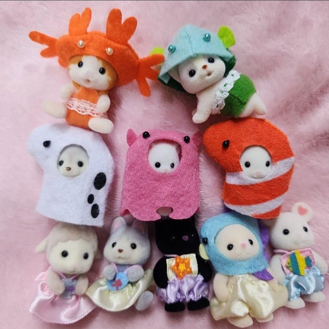 シルバニアファミリー　2022キラキラくじ　赤ちゃんコレクション+ノベルティ