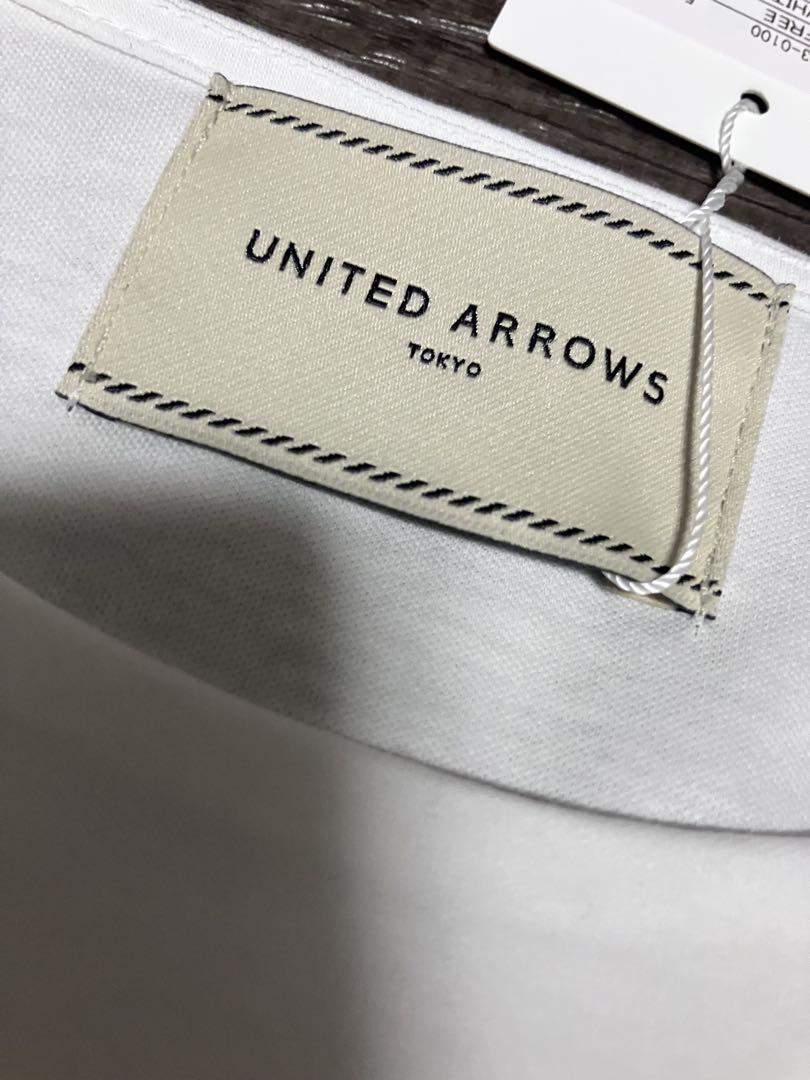 「UNITED ARROWS」 長袖カットソー - ホワイト レディース UNITED ARROWS（ユナイテッドアローズ）の「コンビ ランタン