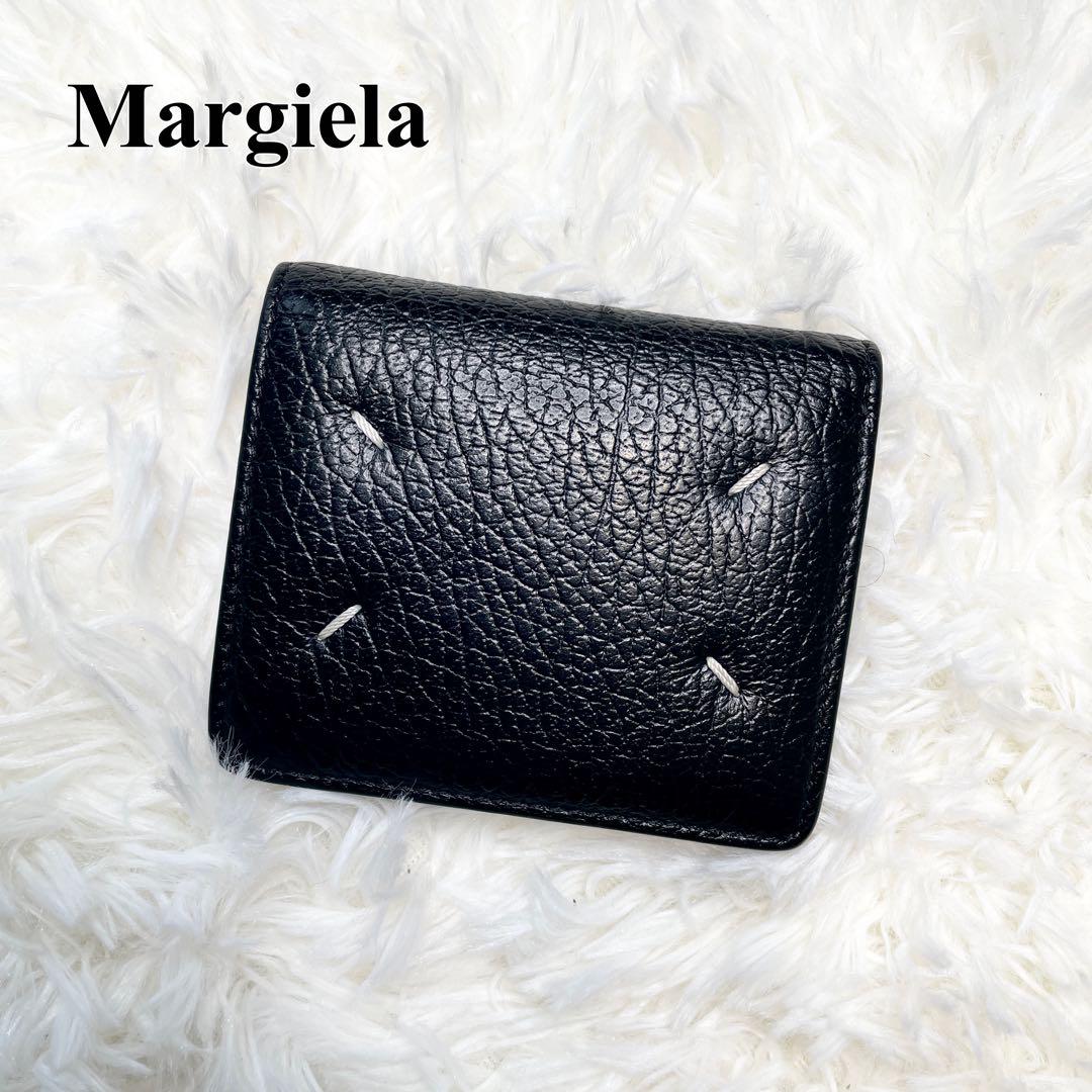 【極美品】マルジェラ バイフォールド ポッパーウォレット 4ステッチ 財布 美品 マルジェラ バイフォールド ポッパーウォレット 4ステッチ