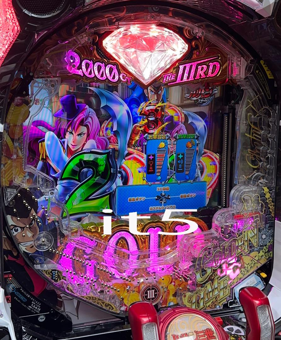 @　パチンコセル　平和Pルパン三世 2000カラットの涙　中古　無加工 平和 Pルパン三世 2000カラットの涙【LED不問 中古パチンコ 中古