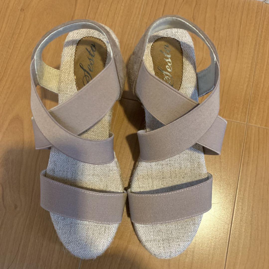 【新品】Riz ベージュ クロスストラップサンダル Ｓサイズ SESTO ベージュ クロスストラップ サンダルSサイズ - メルカリ