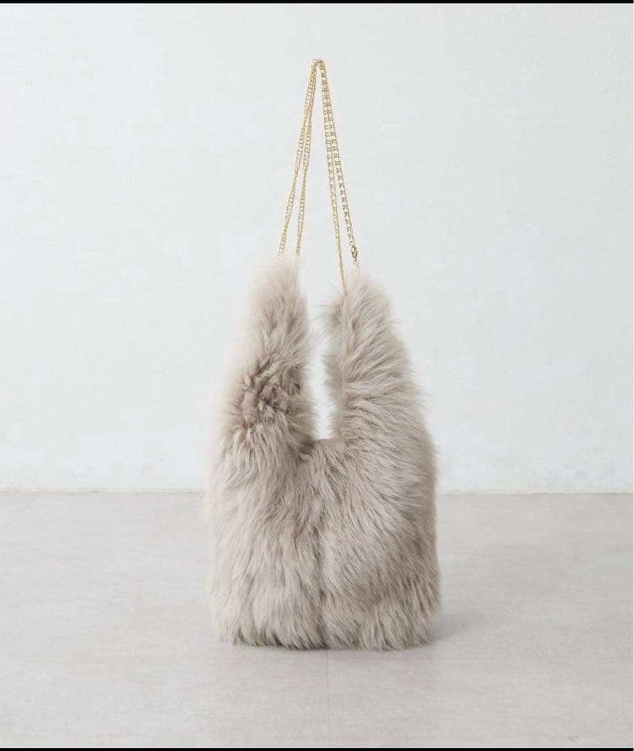 whimgazetteウィムガゼット トスカーナムートンチェーンバッグ新品、♥