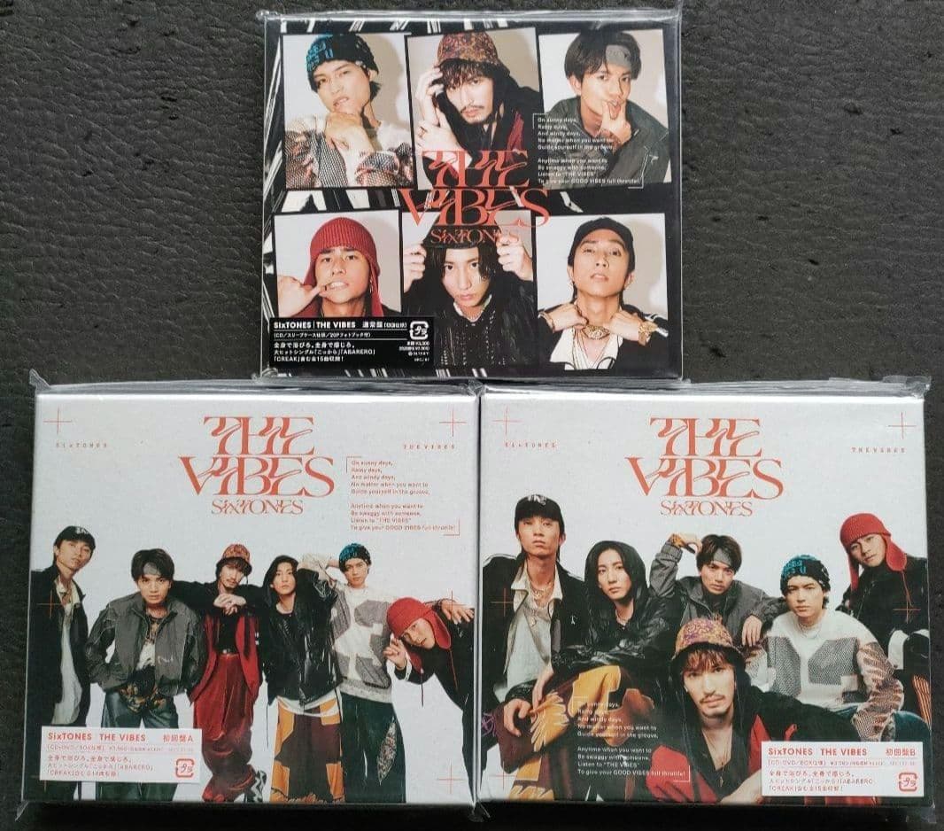 SixTONES 4thアルバム THE VIBES 初回AB通常 CD+DVD - メルカリ SixTONES 4thアルバム THE VIBES 初回AB通常 CD+DVD - メルカリ