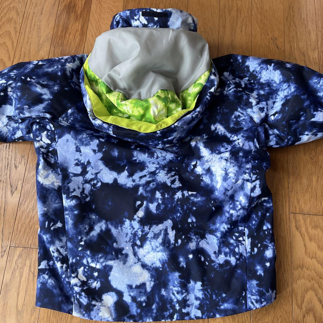 DESCENTE 子供用スキーウェア 迷彩柄