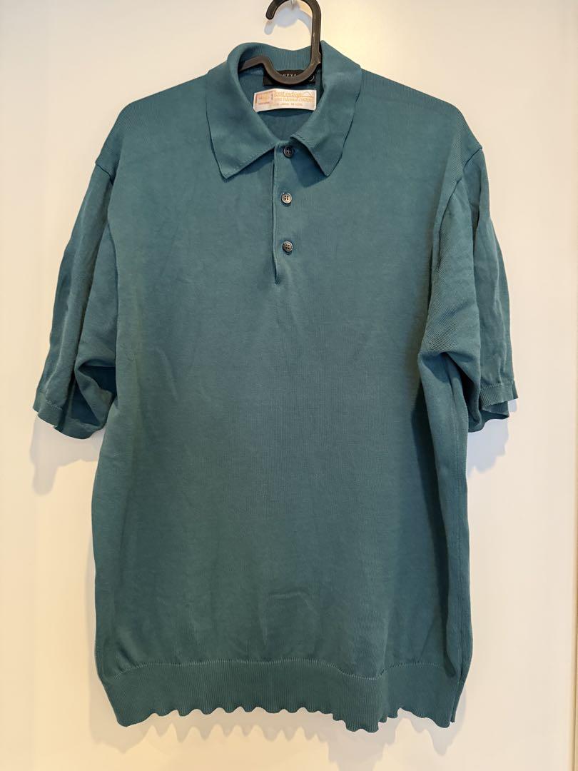 シーアイランドコットン　ポロシャツ　BARNEY'S NEW YORK L