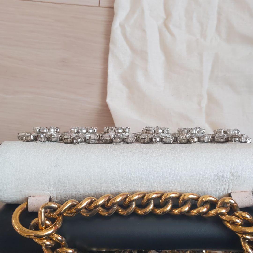 レア【美品】MARNI マルニ ショルダーバッグ  ビジュー＆スパンコール装 MARNI ビジューショルダーバッグ（レア美品MARNI マルニ