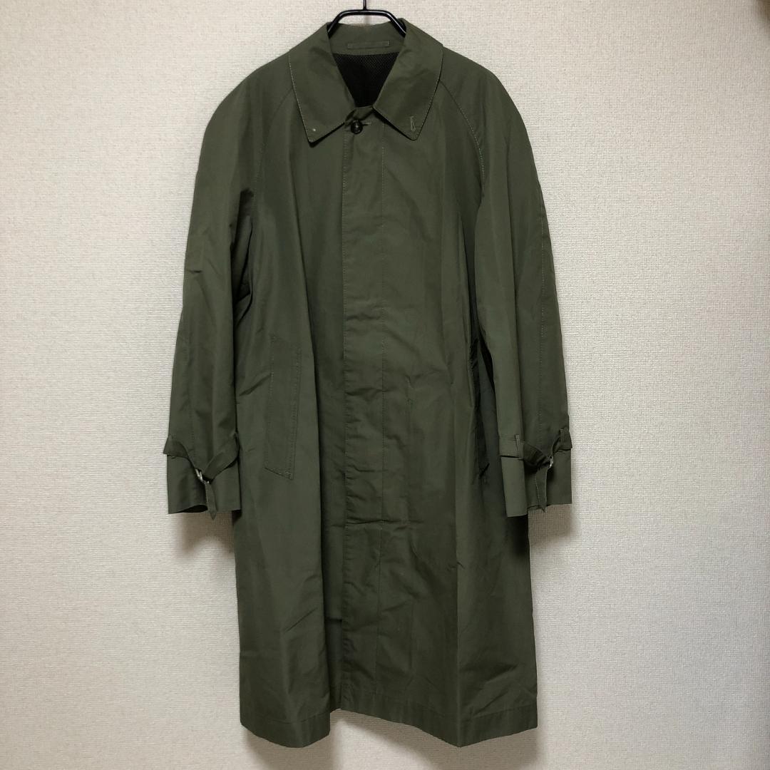 ケント ステンカラーコート VAN JACKET製 オリーブグリーン L相当☆