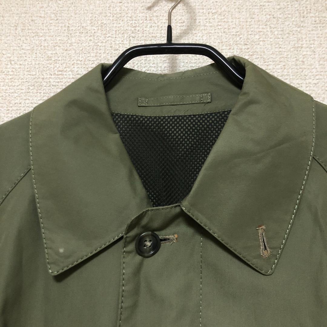 ケント ステンカラーコート VAN JACKET製 オリーブグリーン L相当☆