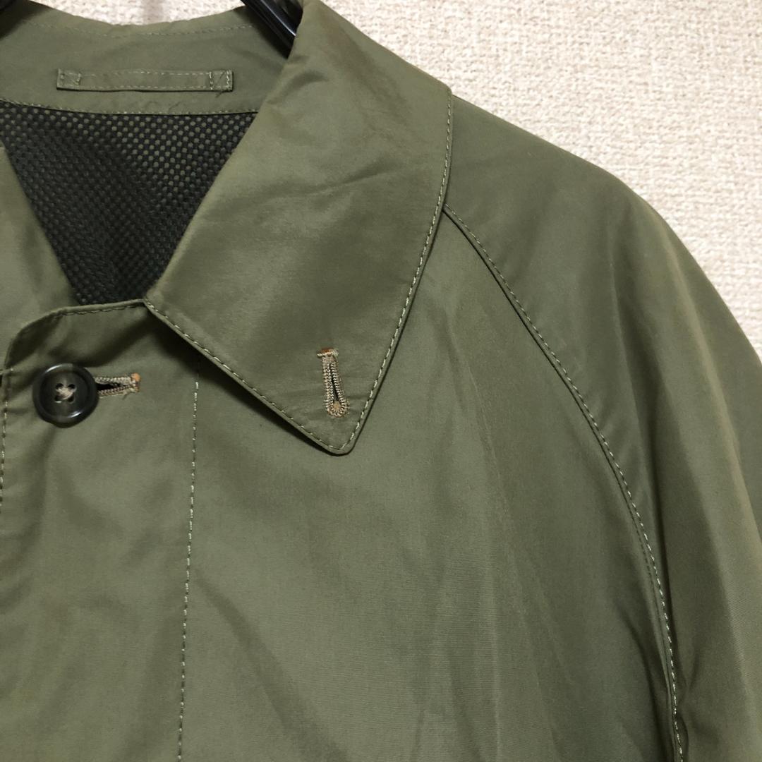 ケント ステンカラーコート VAN JACKET製 オリーブグリーン L相当☆