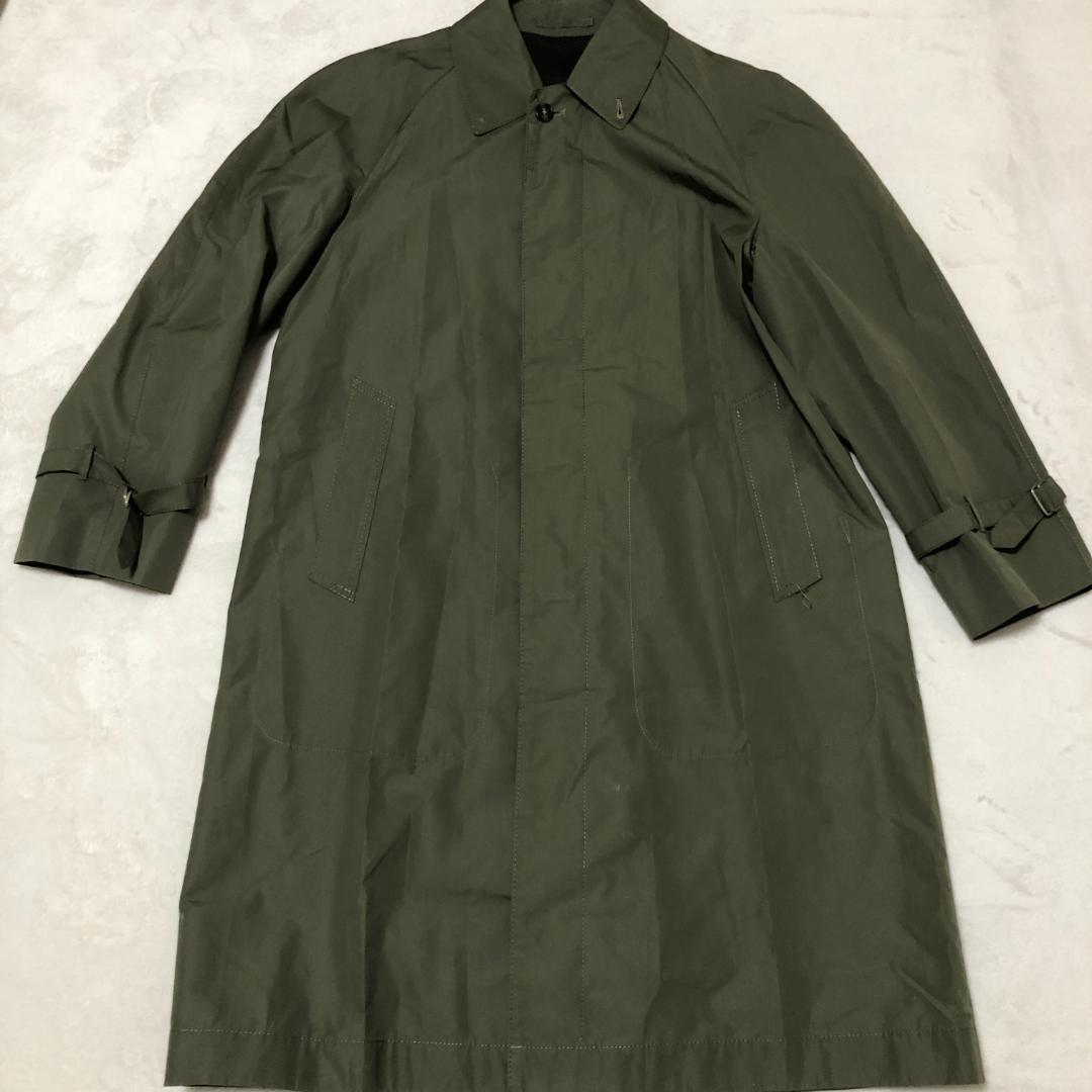 ケント ステンカラーコート VAN JACKET製 オリーブグリーン L相当☆