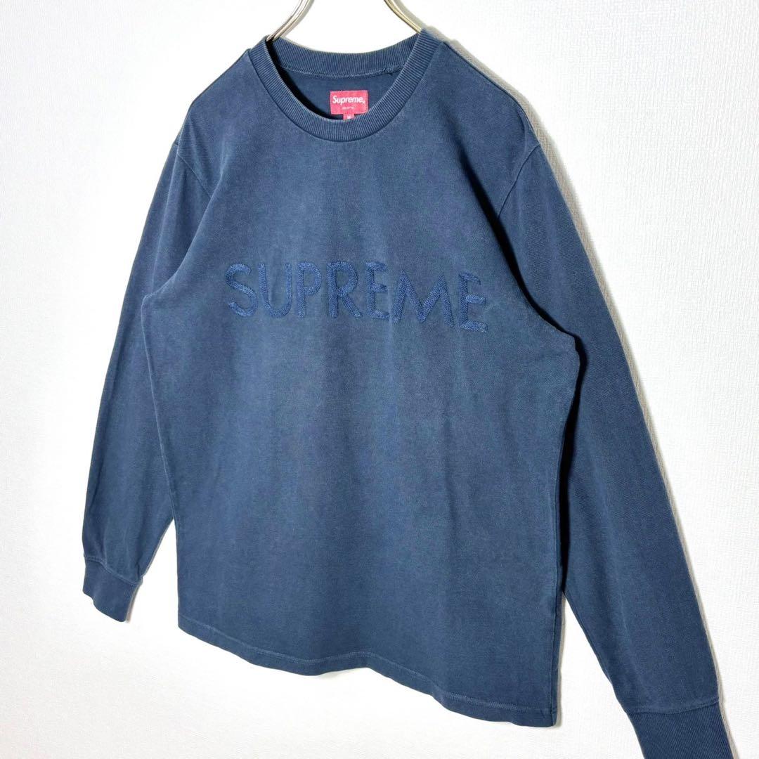 Supreme 刺繍ロゴ ロンT 