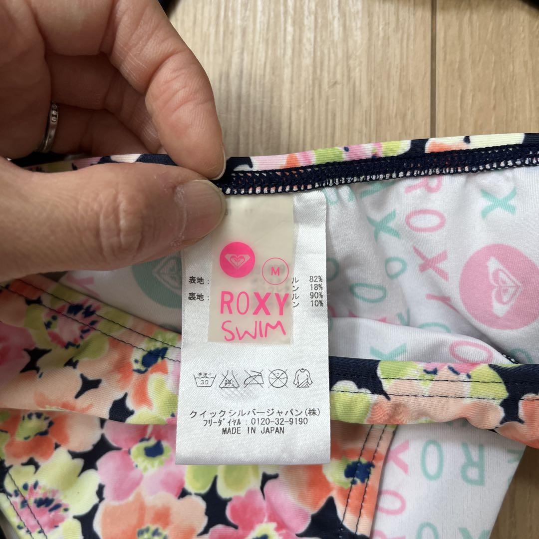 ロキシー フラワープリント セパレート水着 Mサイズ - メルカリ