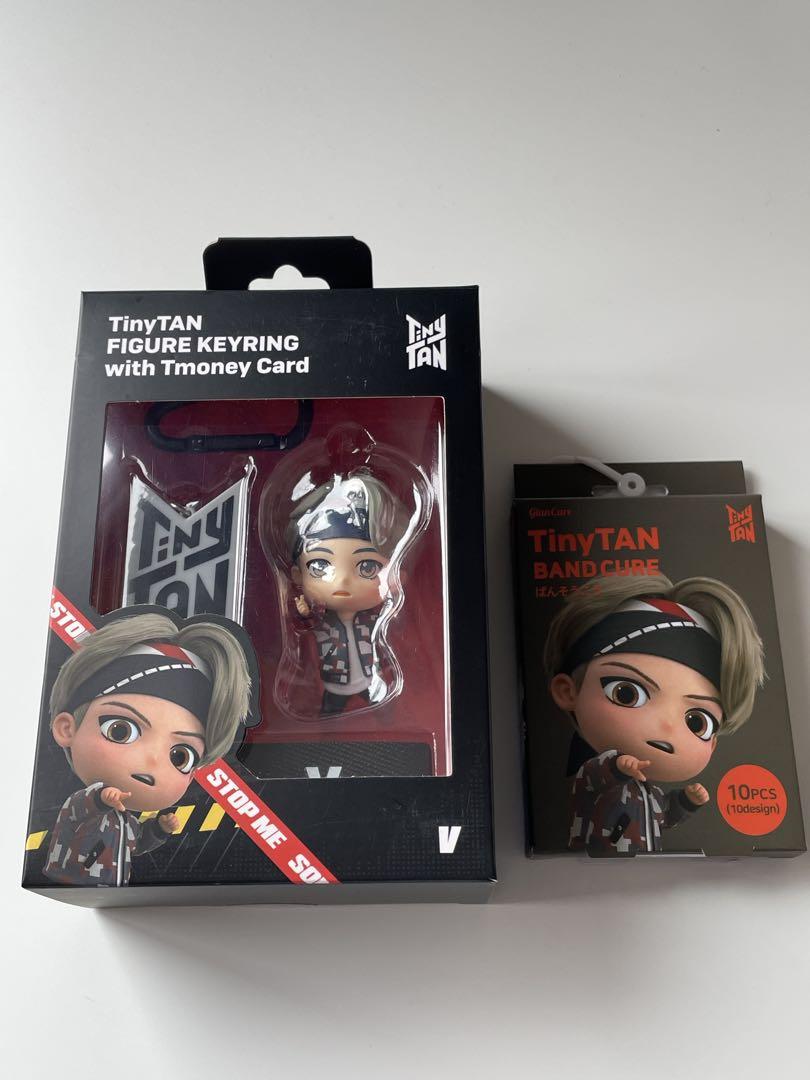 TinyTAN V テテ フィギュアキーリング & ばんそうこう セット
