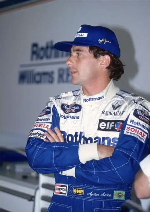 アイルトンセナ(SENNA)ロスマンズルノーレーシングスーツ。 アイルトンセナ(SENNA)ロスマンズルノーレーシングスーツ。