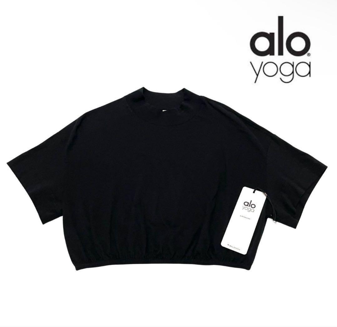 ほぼ新品) alo yoga Alo Kick It Crop Tee トップス
