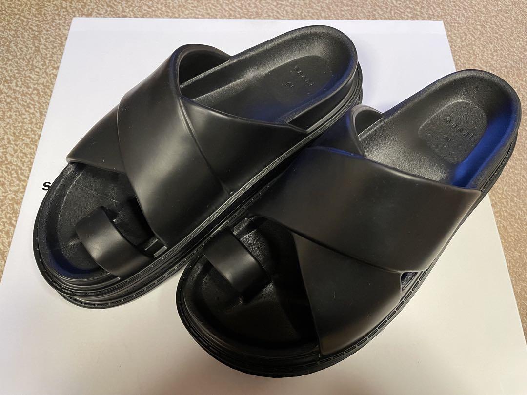 SACAI ブラック Foam Multiple Sole サンダル 41 Foam Multiple Sole Sandals | sacai Official Store サカイ