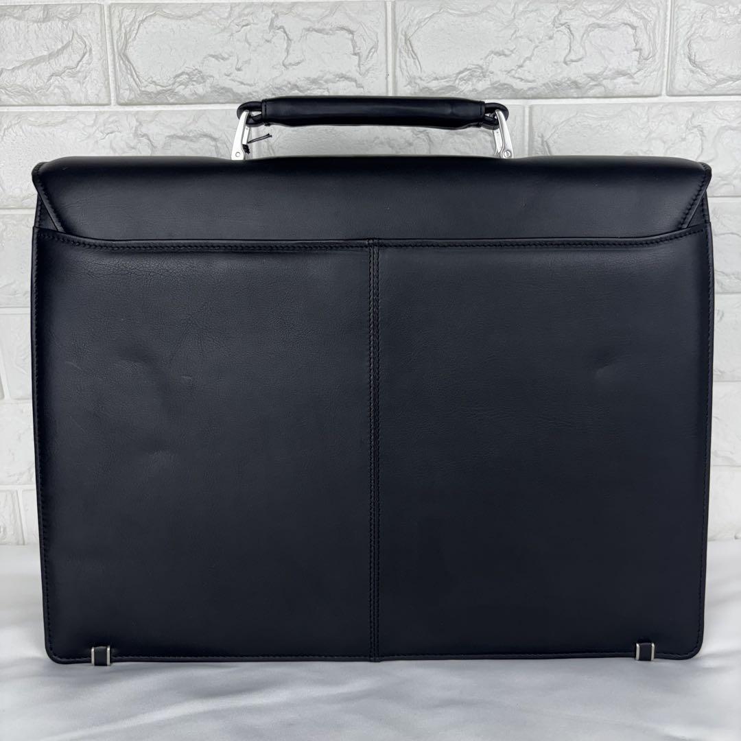 新品】ACE GENE ビジネスバッグ レザーブリーフケース黒 - メルカリ