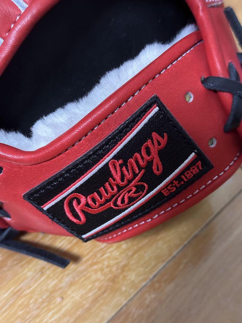 Rawlings PRO EXCEL 軟式グローブ 赤
