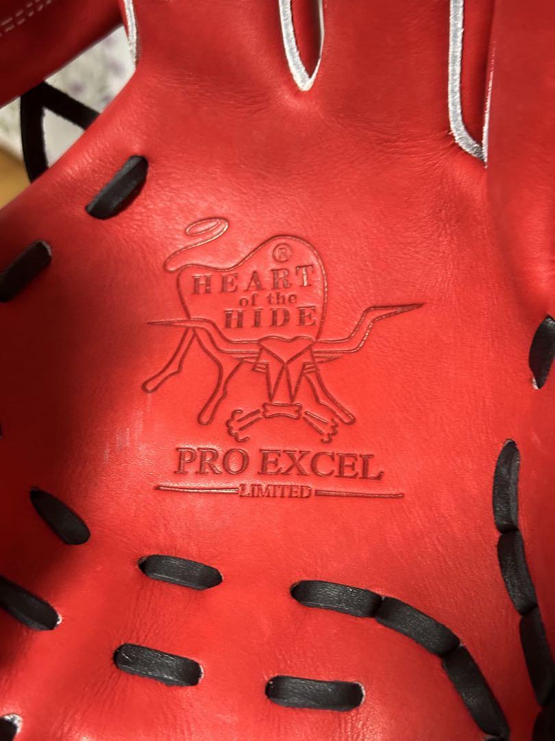 Rawlings PRO EXCEL 軟式グローブ 赤
