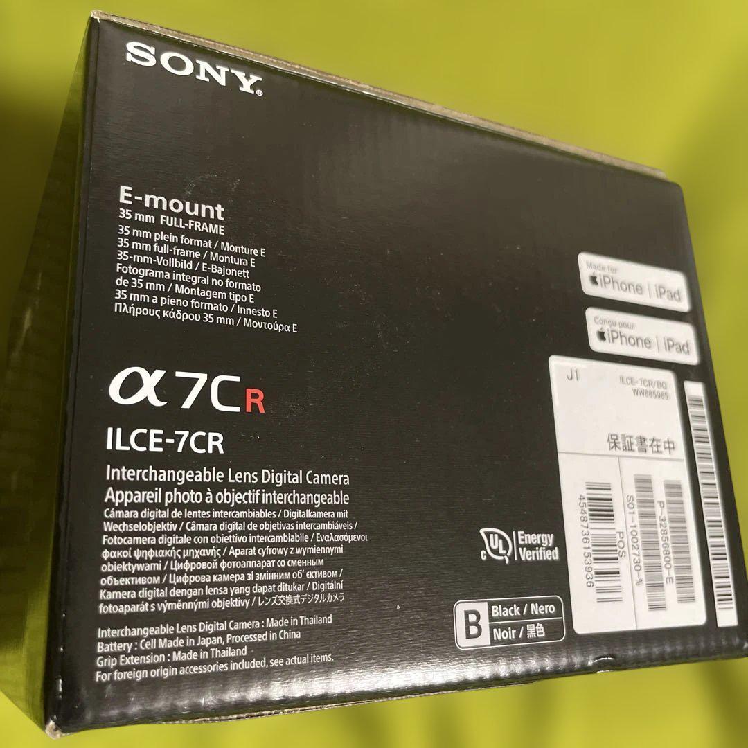 SONY : α7C R ILCE-7CR ブラック :ミラーレス一眼