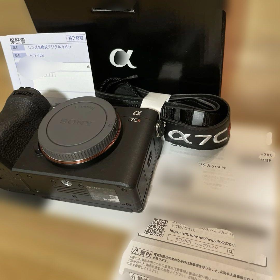 SONY : α7C R ILCE-7CR ブラック :ミラーレス一眼
