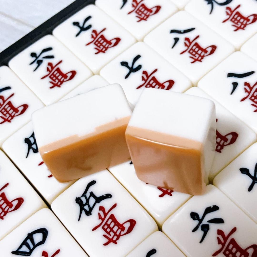 任天堂 ニンテンドー 役満 重量牌 麻雀牌セット 背竹柄 レトロ