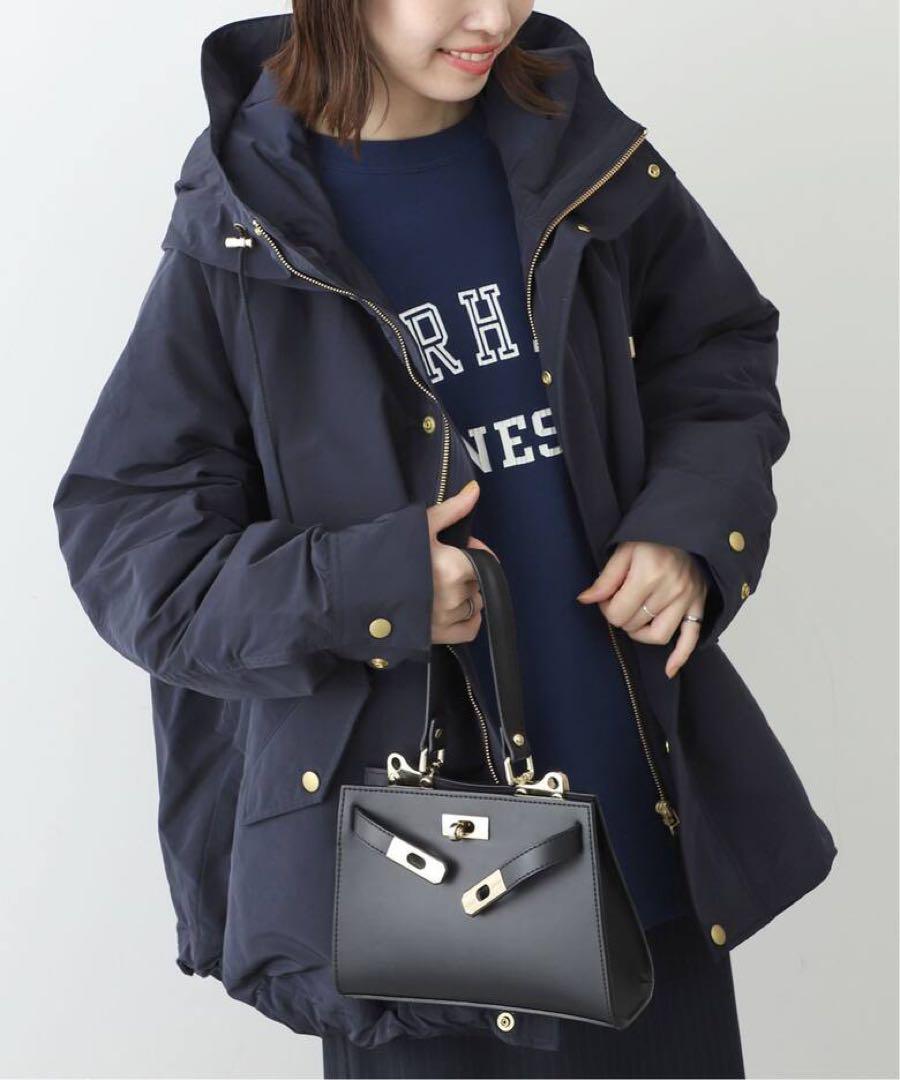 SLOBE IENA ポリエステルナイロンフーディブルゾン