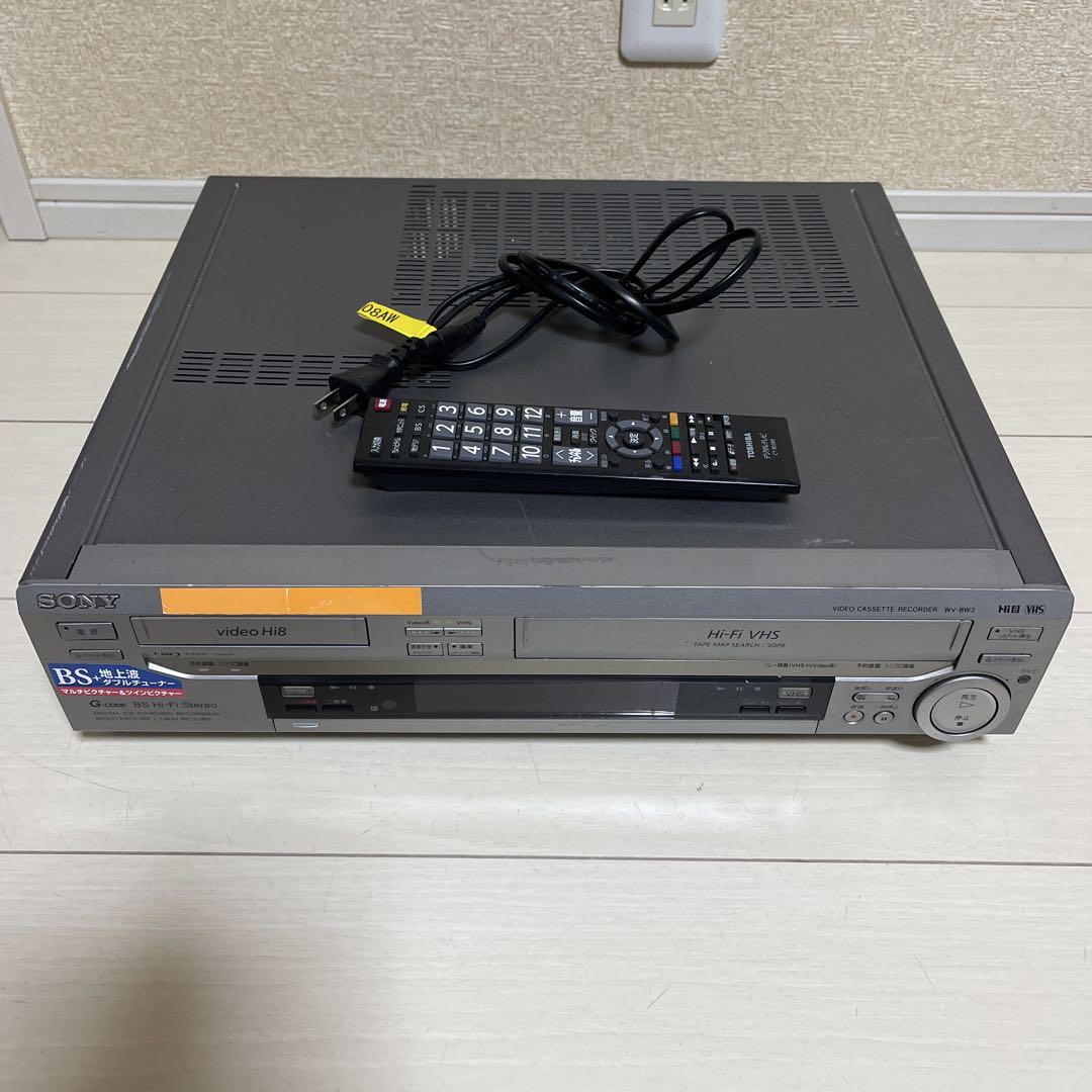 SONY WV-BW2 8ミリ Hi8 VHS ビデオデッキ　ジャンク品 □ソニー WV-BW2 8ミリ Hi8 VHS ビデオデッキ 管A325 - メルカリ