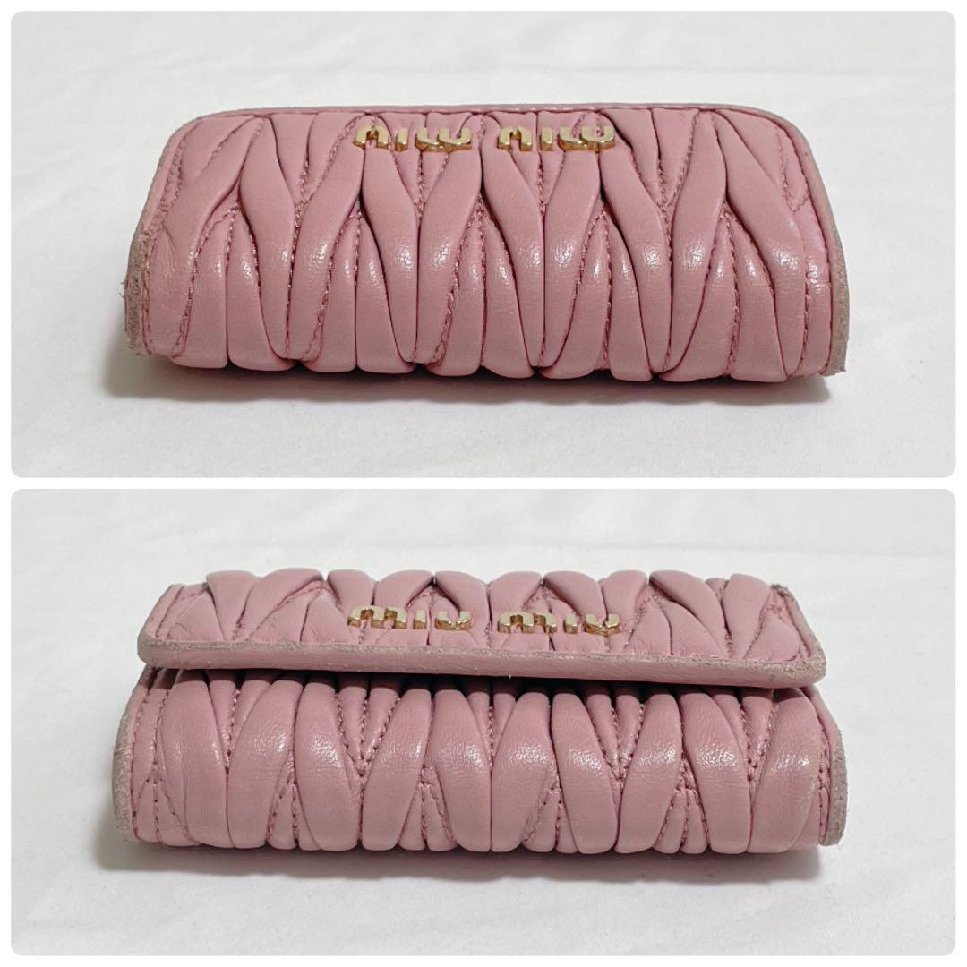 MIUMIU♡マテラッセキーケース(ピンク)♡ MIUMIU♡マテラッセキーケース(ピンク)♡
