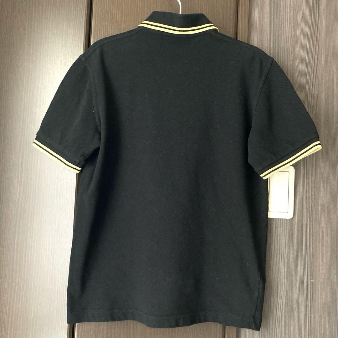 FRED PERRY フレッドペリー 黒 金 ポロシャツ　イングランド製