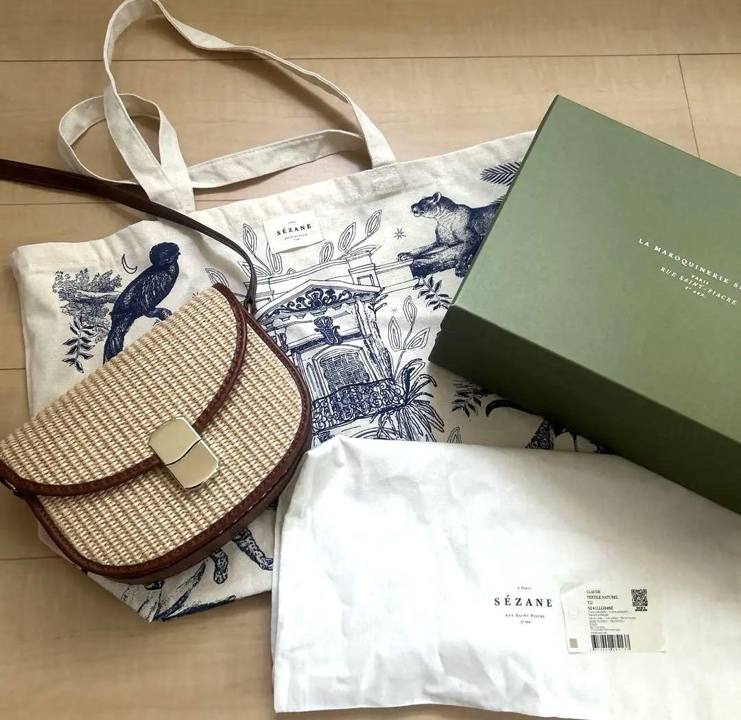 【セザンヌ】Claude フラップバッグ Sezane CLAUDE フラップバッグ セザンヌ【トートバッグ付き