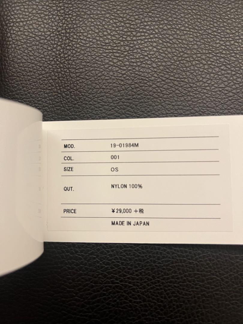 sacai × PORTER 長財布 19-01984M ブラック ナイロン