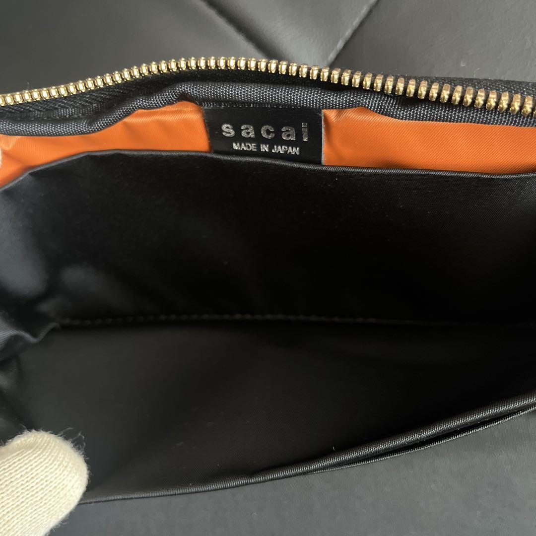 sacai × PORTER 長財布 19-01984M ブラック ナイロン