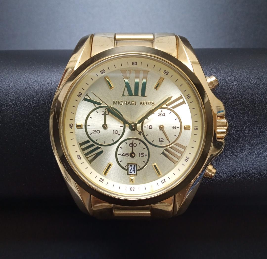 MICHAEL KORS ゴールド クロノグラフ 時計