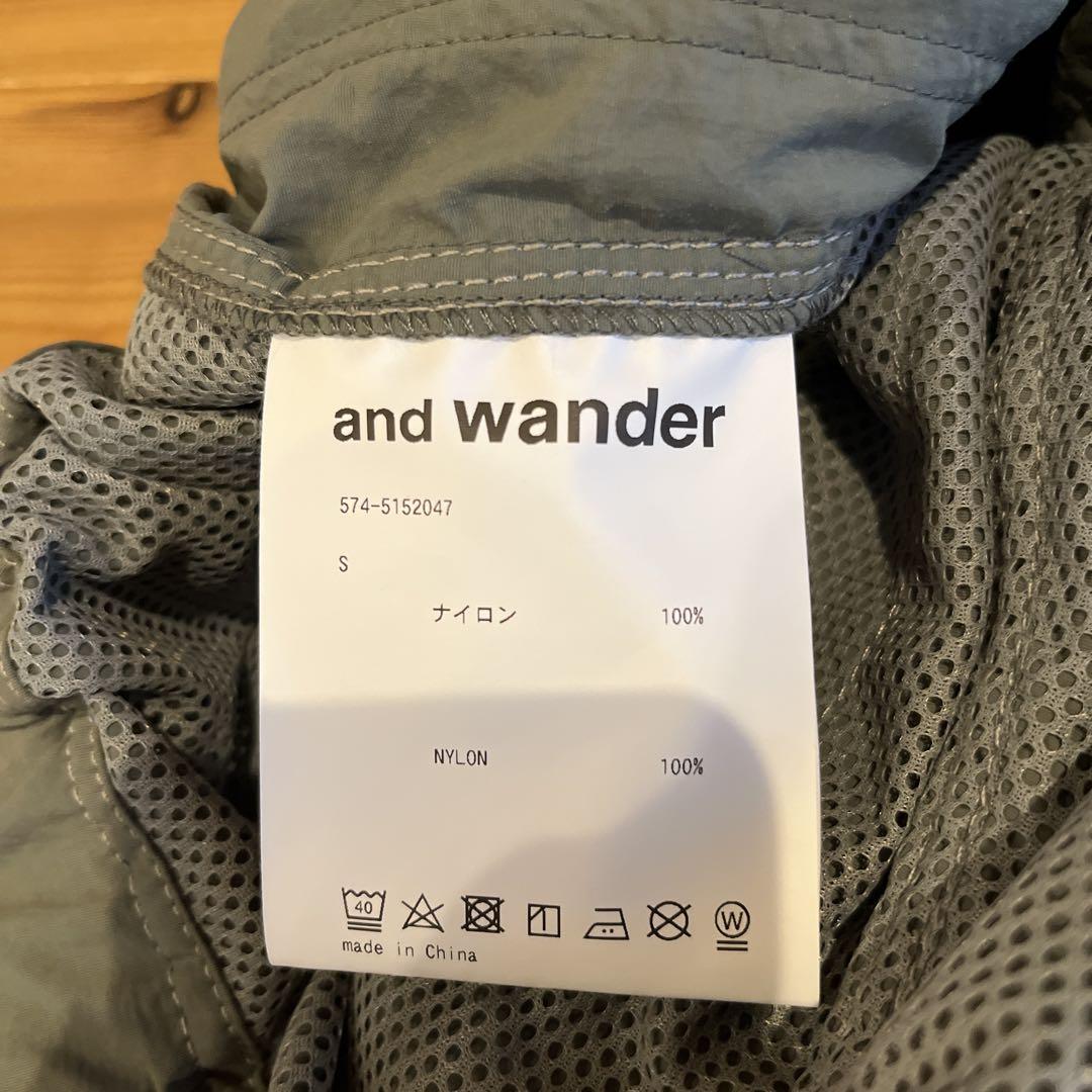 andwander(アンドワンダー)Ny taffeta hiker pants