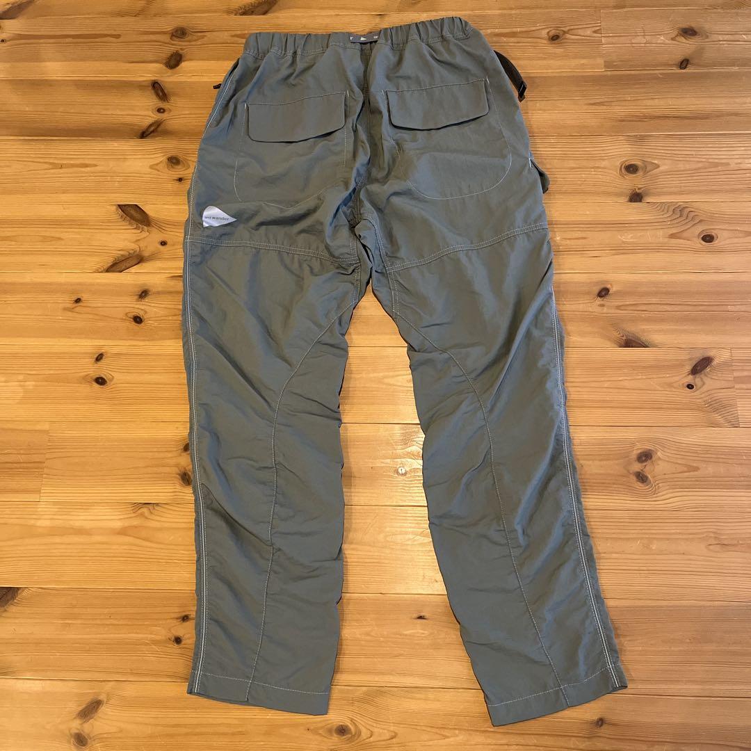 andwander(アンドワンダー)Ny taffeta hiker pants