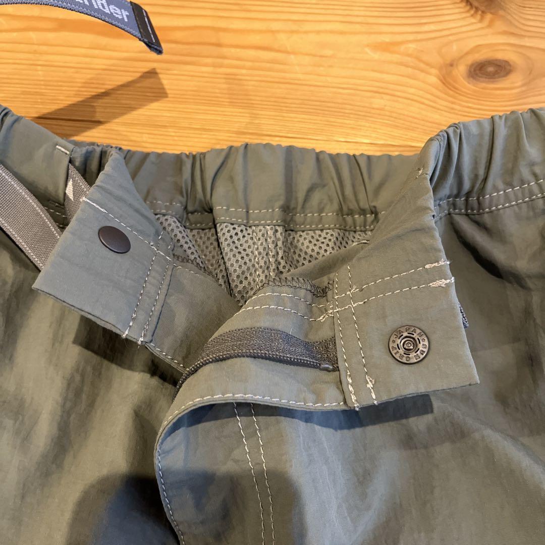andwander(アンドワンダー)Ny taffeta hiker pants