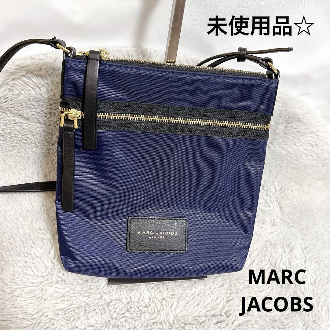 MARC JACOBS 未使用品 ショルダーバッグ ナイロン 紺 人気
