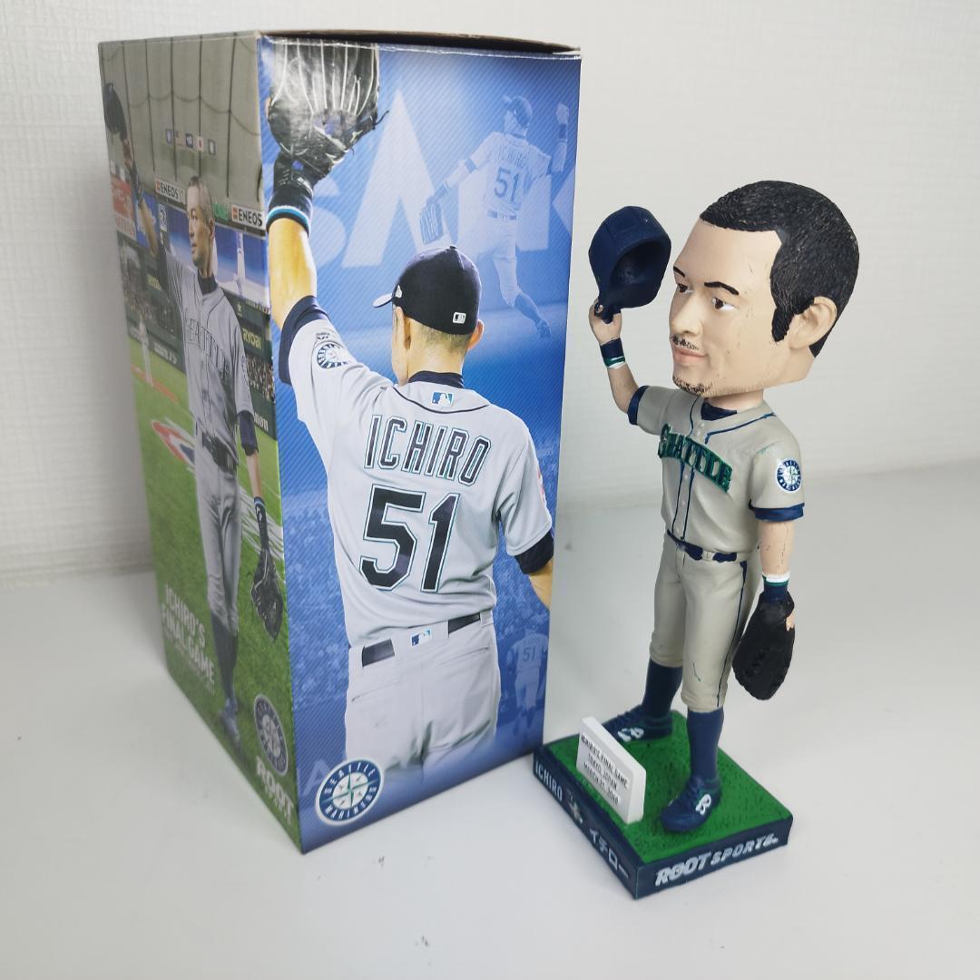 イチロー 引退試合記念 ボブルヘッド 引退 ファイナルゲーム バブルヘ fT16
