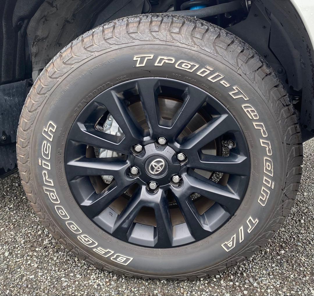 プラド150 マットブラックエディション　純正ホイール　トレイルテレーン　BF