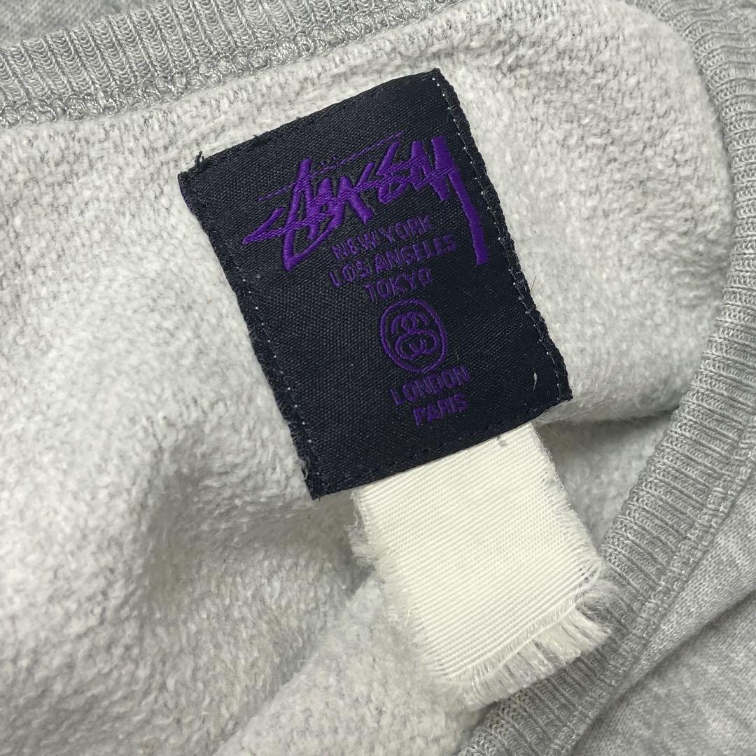 stussy ステューシー スウェット ワールドツアー 霜降りグレー M L程